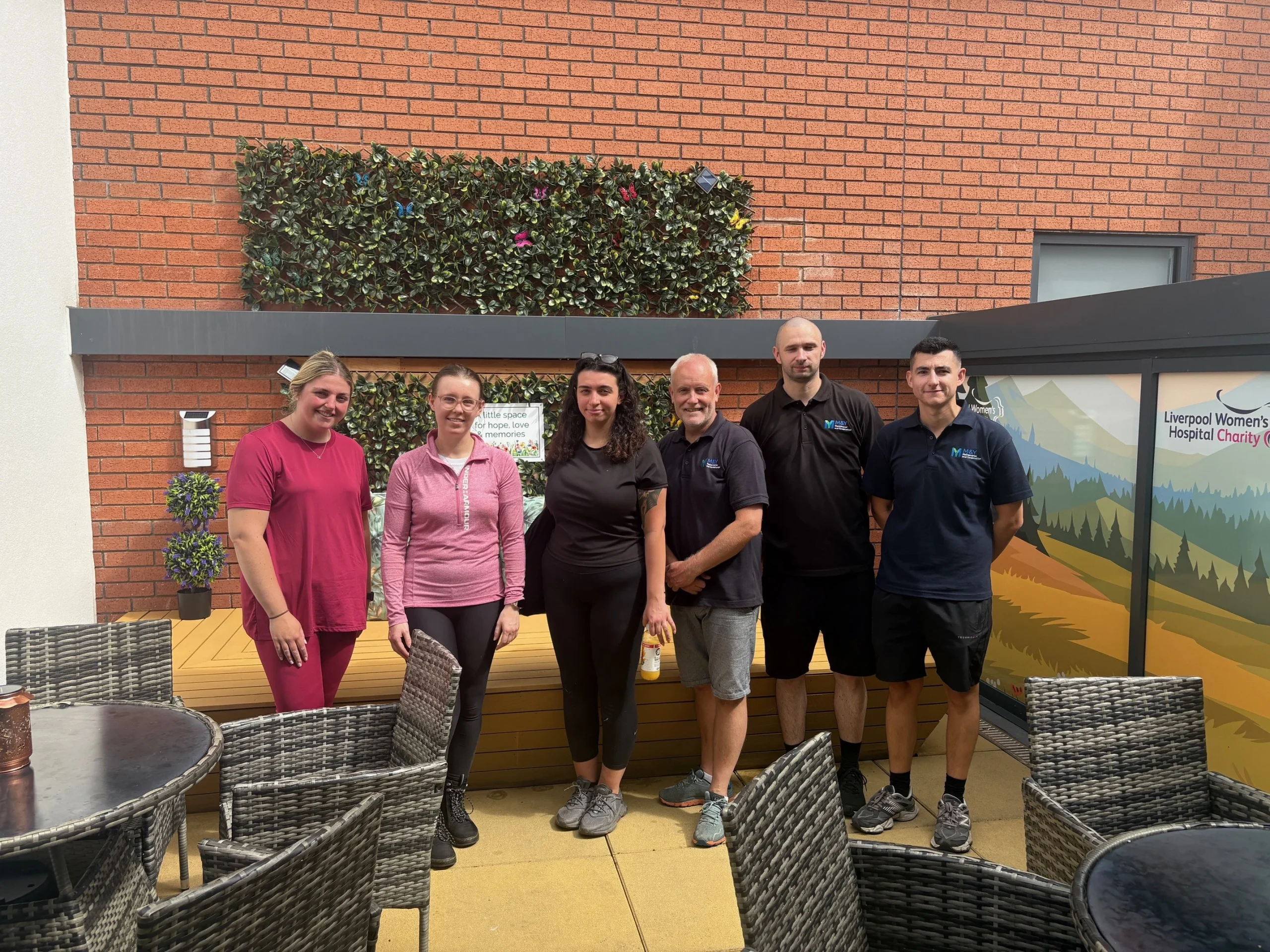 The M&Y team at Liverpool Women's Hospital