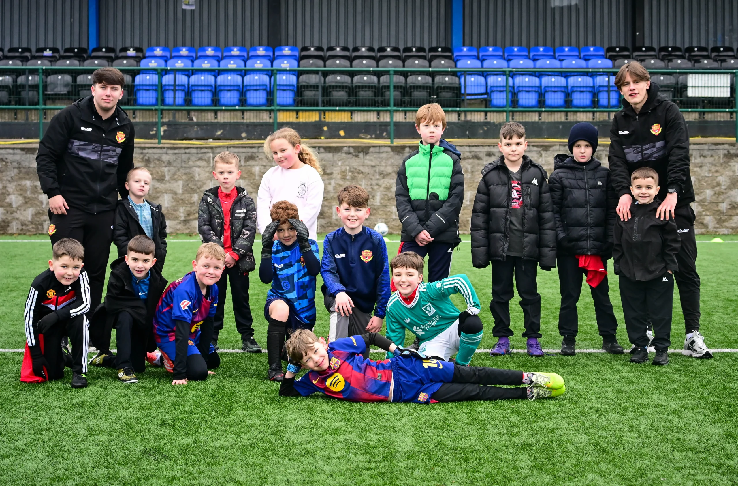Kids from one of Avro FC's holiday activity days
