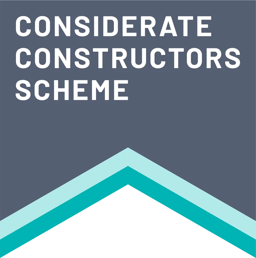 The official branding for the considerate constructors scheme.